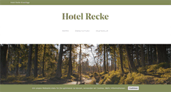 Desktop Screenshot of hotel-recke.de